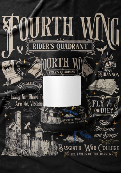 Fourth Wing Rider's Quadrant Detailed Artwork