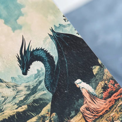 Dragon Woman Mountain Fantasy Landscape product type