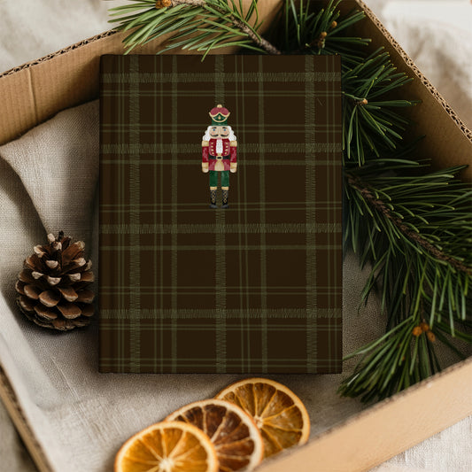 Festive Plaid Nutcracker Hardcover Journal Product