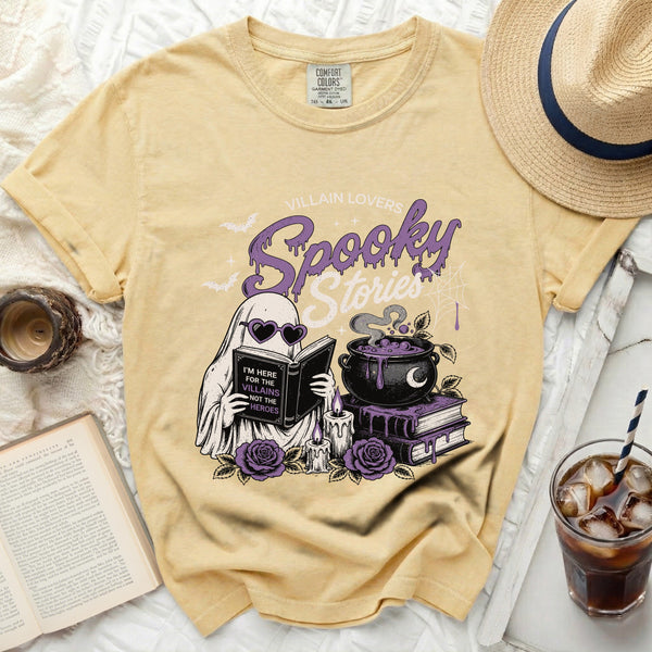 Spooky Ghost Tee in Butter