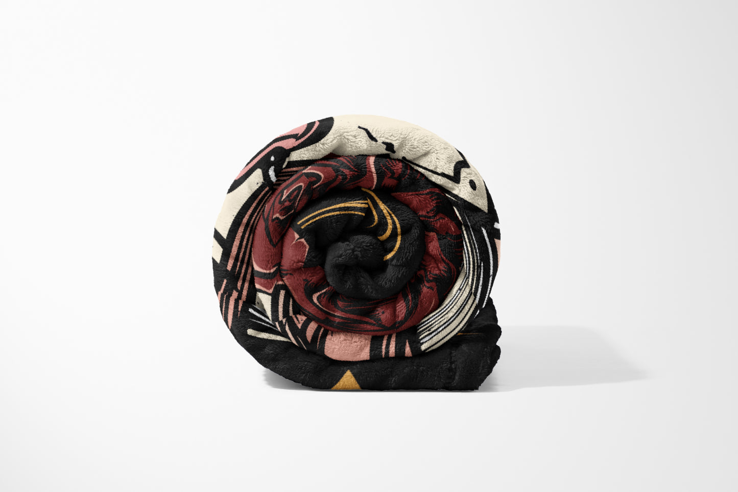 Stylish Artistic Print Cozy Round Towel Accessory