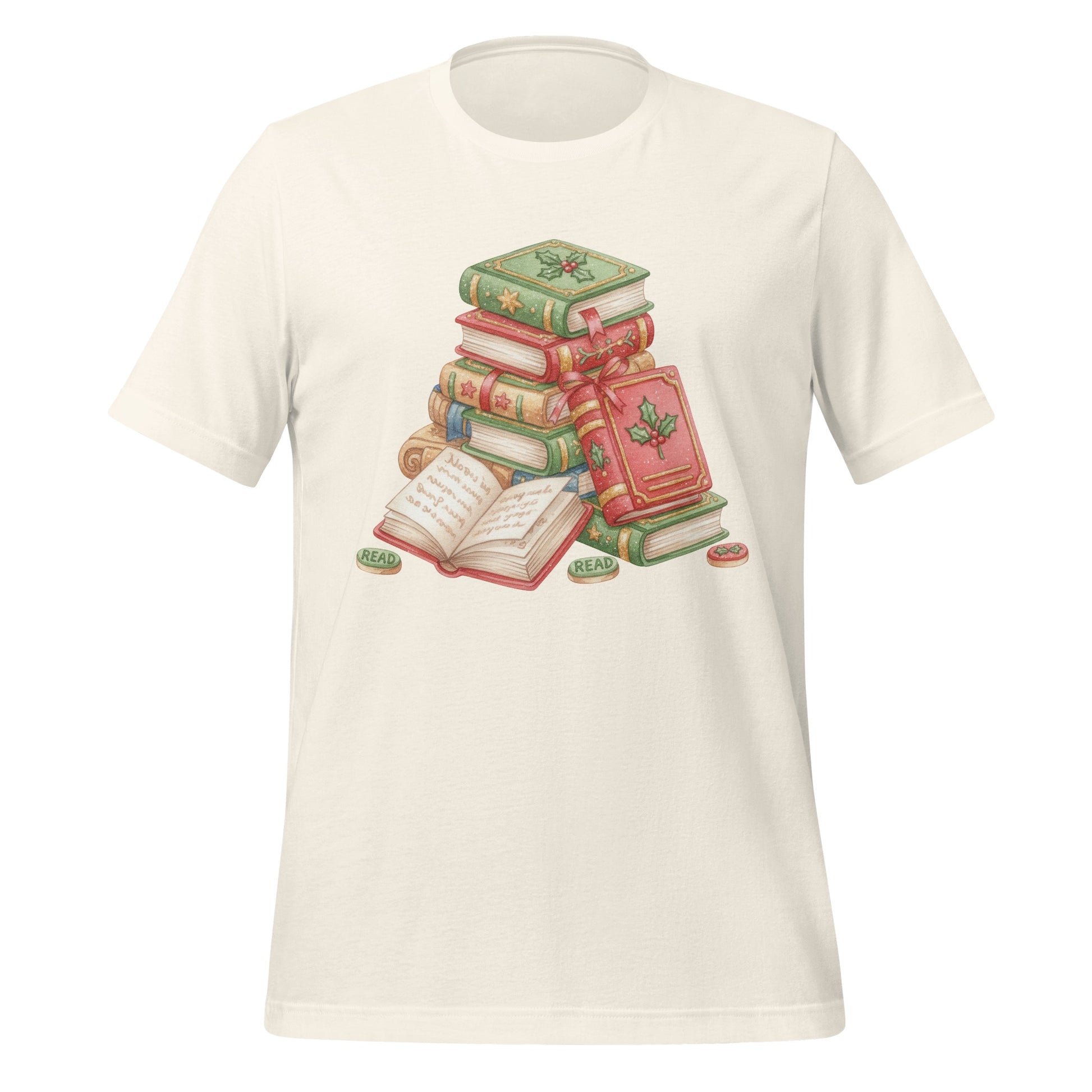 Colorful Vintage Bookshelf Inspired T-shirt
