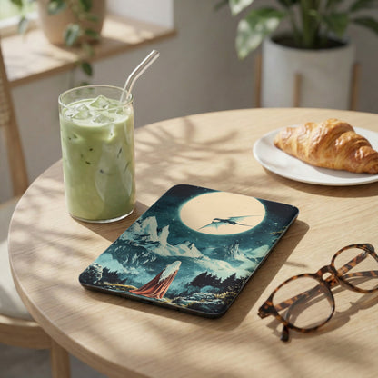 Moon Mountains Dragon Fantasy Art product type