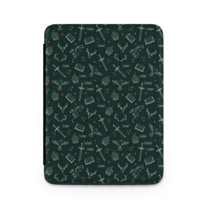 Dark Green Fireheart Dragon Sword Book Deer Eagle Pattern product type