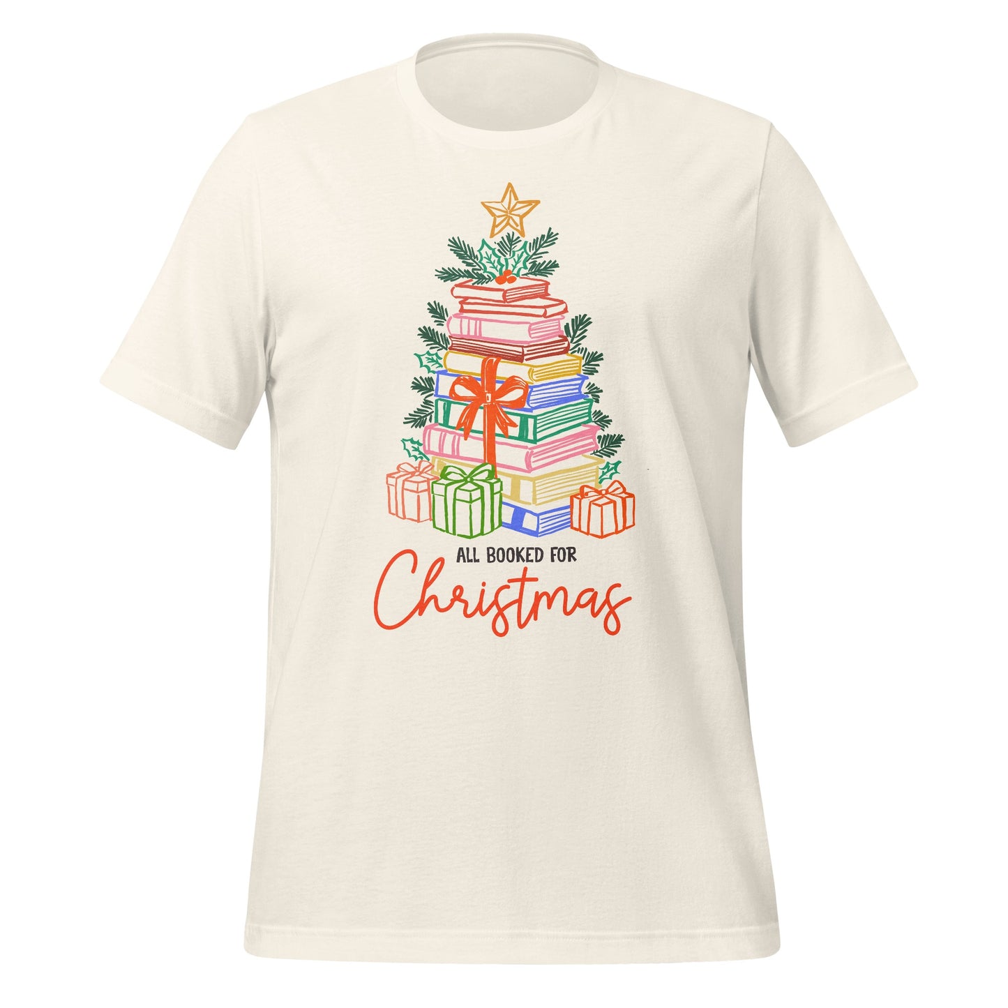 All Booked For Christmas Festive T-Shirt