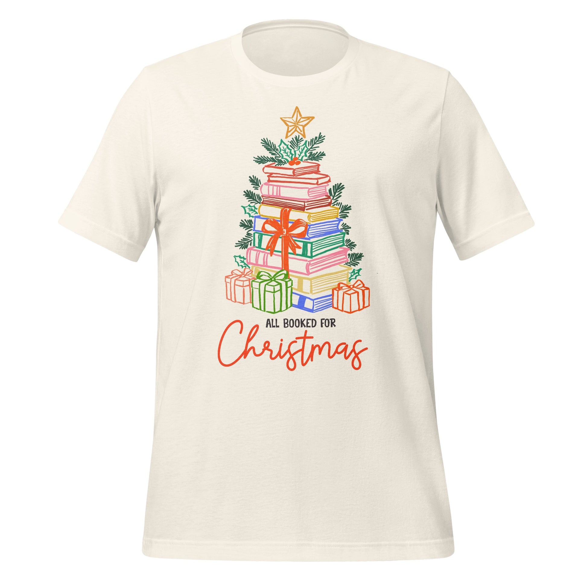 All Booked For Christmas Festive T-Shirt