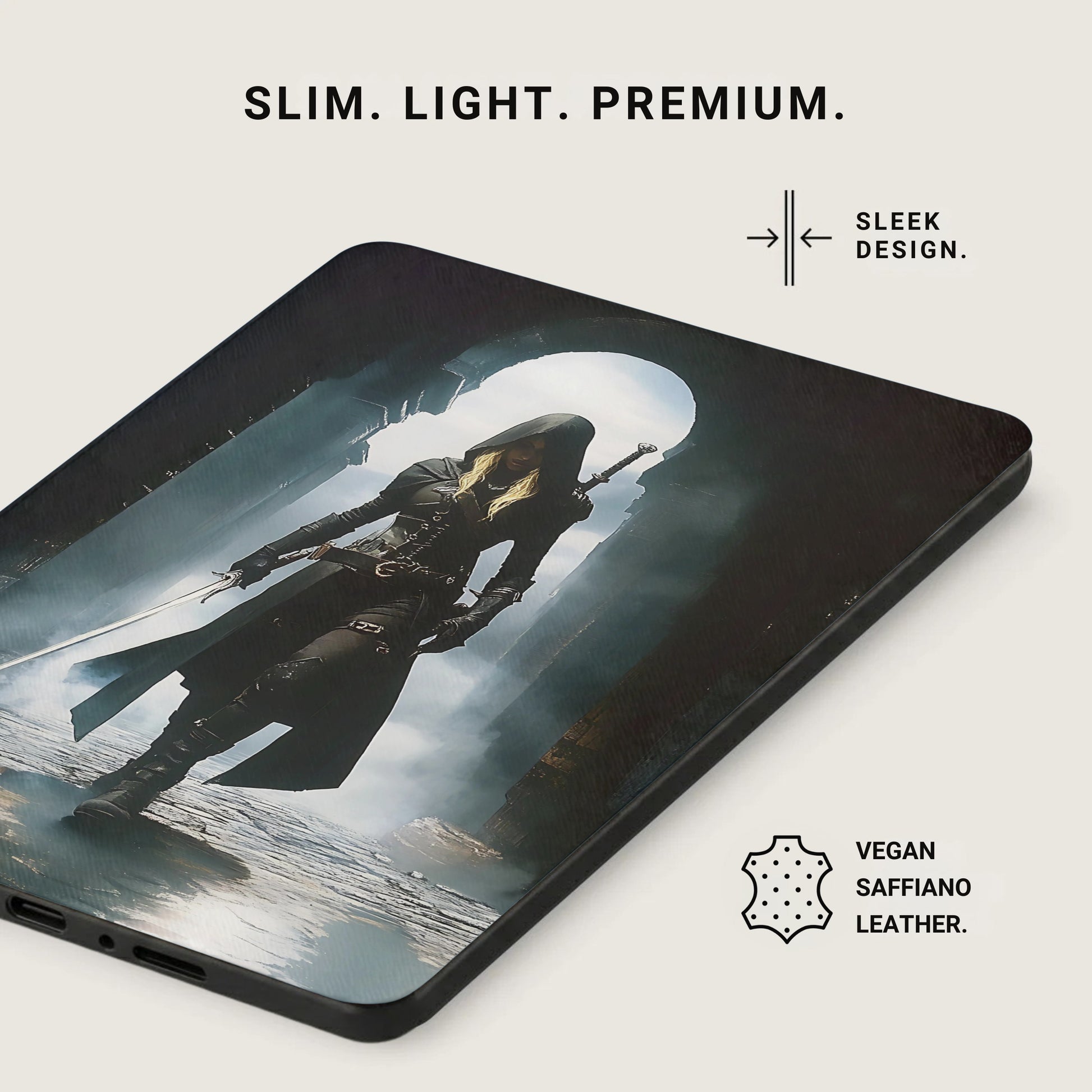 Slim. Light. Premium. Sleek Design Assassin Warrior product type