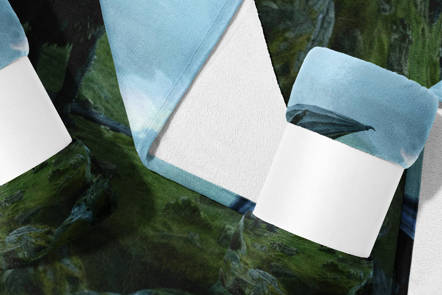 Fantasy Forest Dragon Soft Bathroom Accessories Set