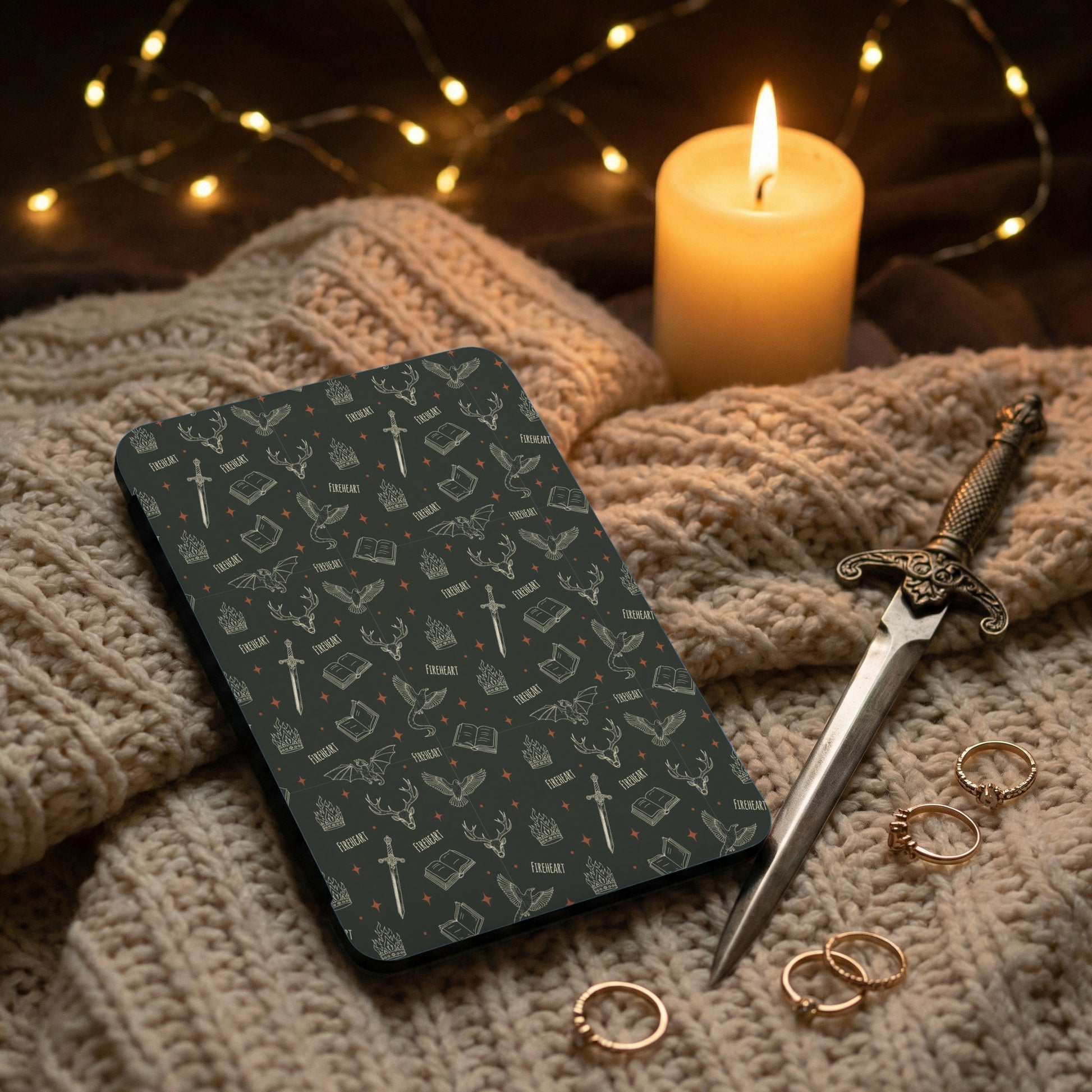 Fireheart Dark Fantasy Legendary Symbols Journal product type