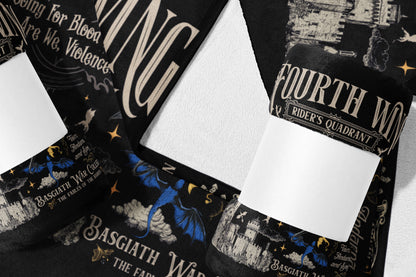 Fourth Wing Rider's Quadrant Bookish Decor Pillow