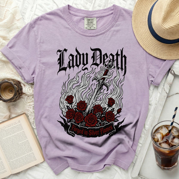 Lady Death ACOTAR Tee in Orchid