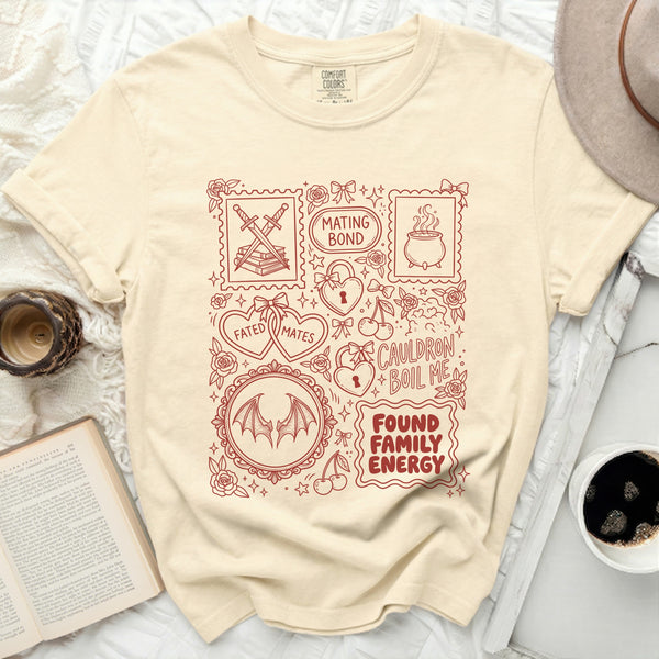 Fated Mates Fantasy Tee in Ivory