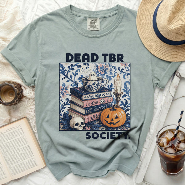 Dead TBR Society Tee in Bay