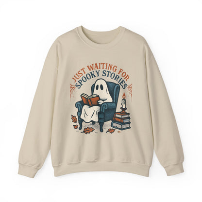 Just Waiting for Spooky Stories Sweatshirt Halloween