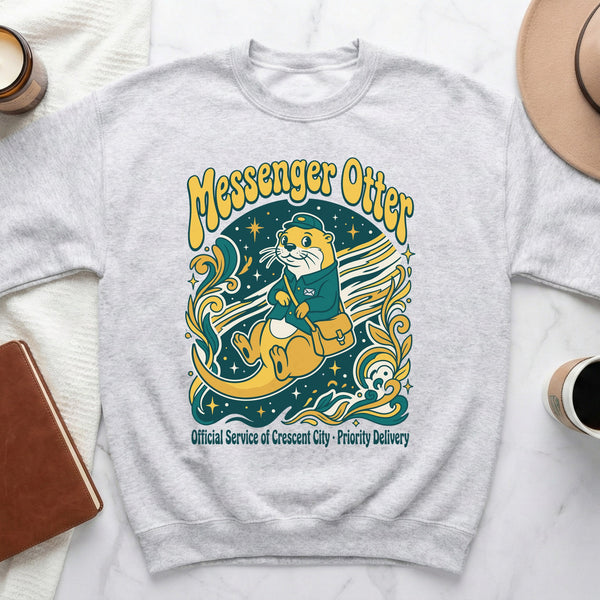 CC Messenger Otter Sweatshirt in Ash