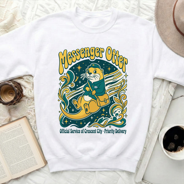 CC Messenger Otter Sweatshirt in White