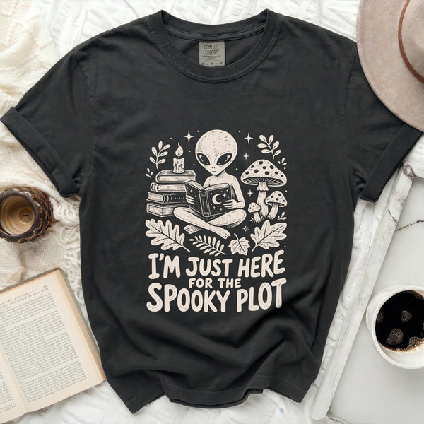 Spooky Plot Tee in Black