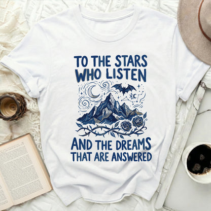 Stars Who Listen Dreams Are Answered product type
Stars
Listen
Dreams
Answered
Mountains
Moon
Bat
Roses
Thorns
Constellations
NightSky
FantasyArt
GothicDesign
CelestialTheme
MagicalVibes
InspirationalQuote
BookLover
GraphicTee
UniqueDesign
DarkFantasy