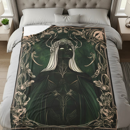 Enchanting Forest Queen Art Luxury Bedding Blanket