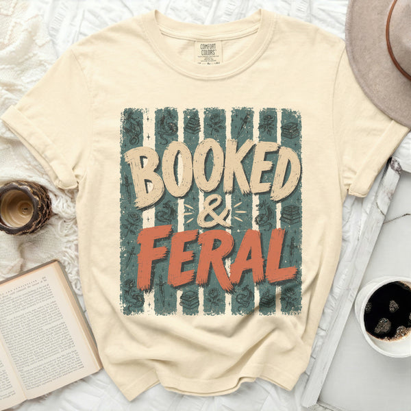 Booked Feral Tee in Ivory