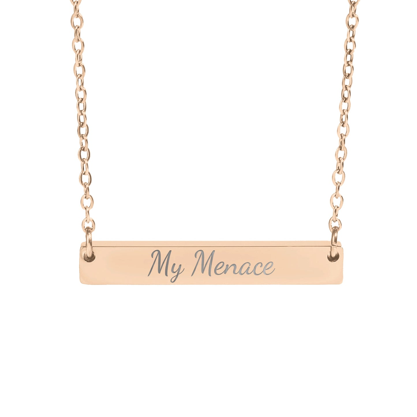 My Menace Gold Bar Necklace Product