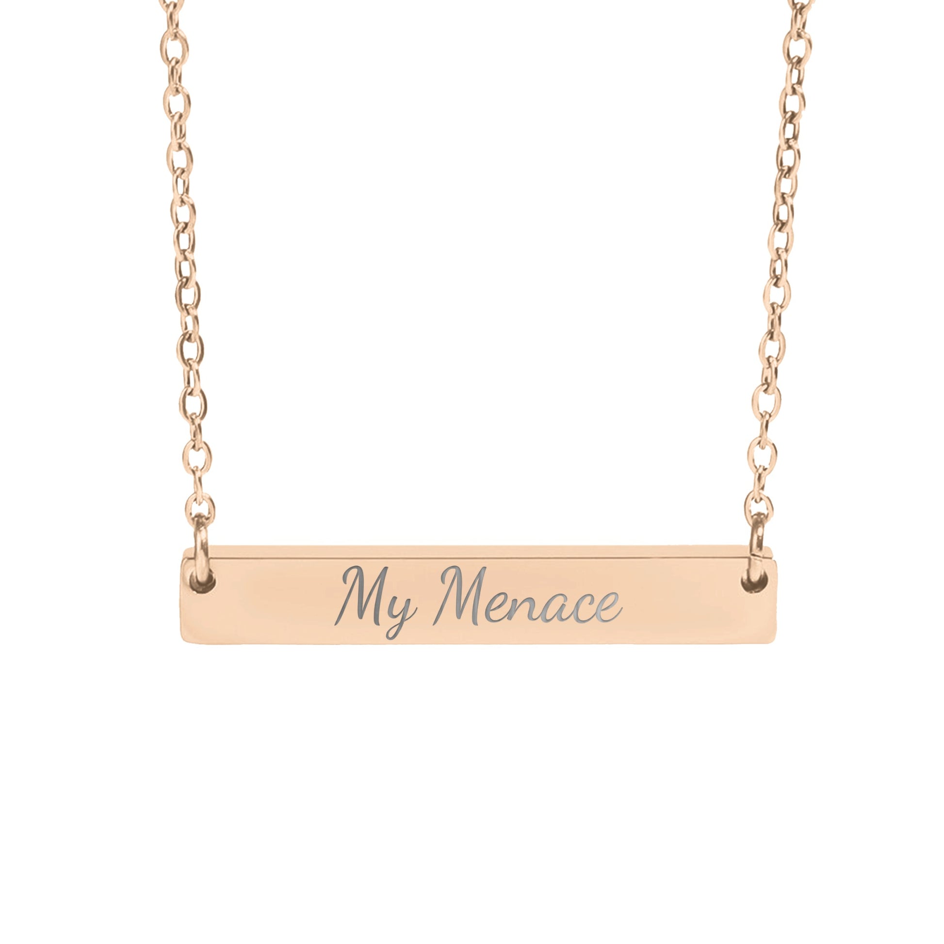 My Menace Gold Bar Necklace Product