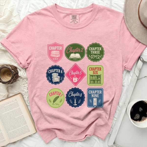 A Reader's Chapters Tee in Blossom