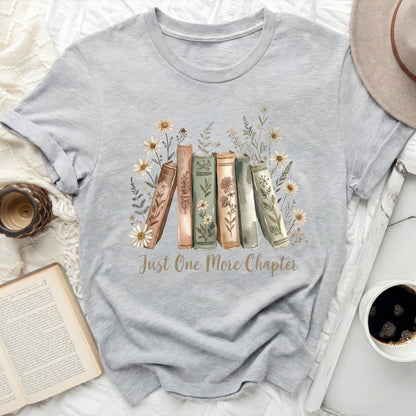 Just One More Chapter Bookshelf T-Shirt
