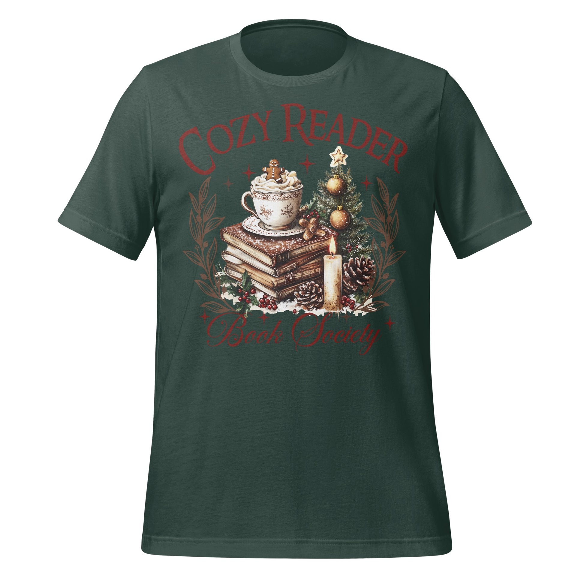 Cozy Reader Book Society Graphic Tee Shirt