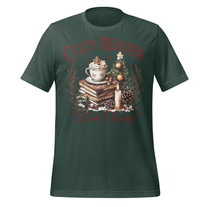 Cozy Reader Book Society Graphic Tee Shirt