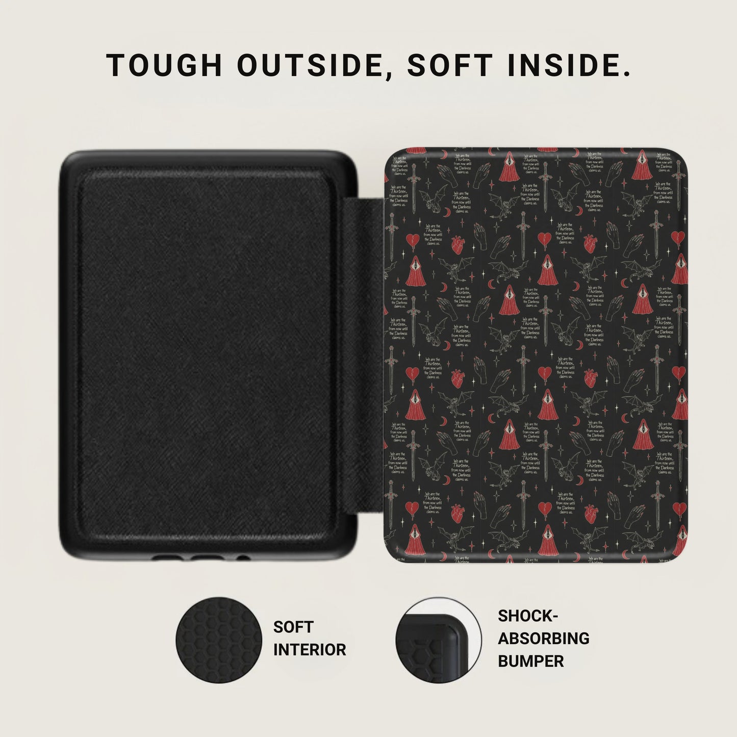 Tough Outside Soft Inside Thirteen Pattern Case product type