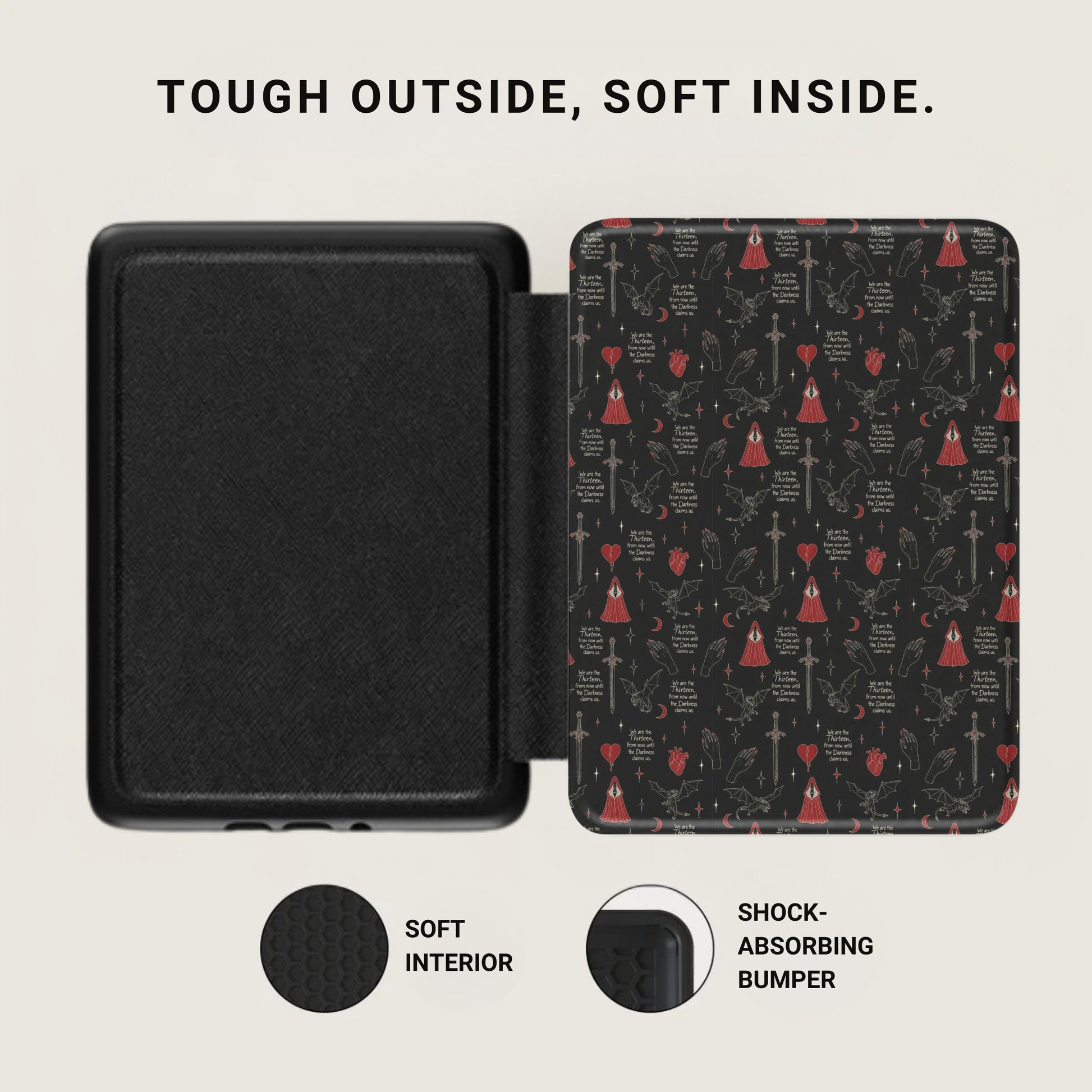 Tough Outside Soft Inside Thirteen Pattern Case product type