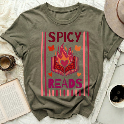 SPICY READS fiery book heart design product type