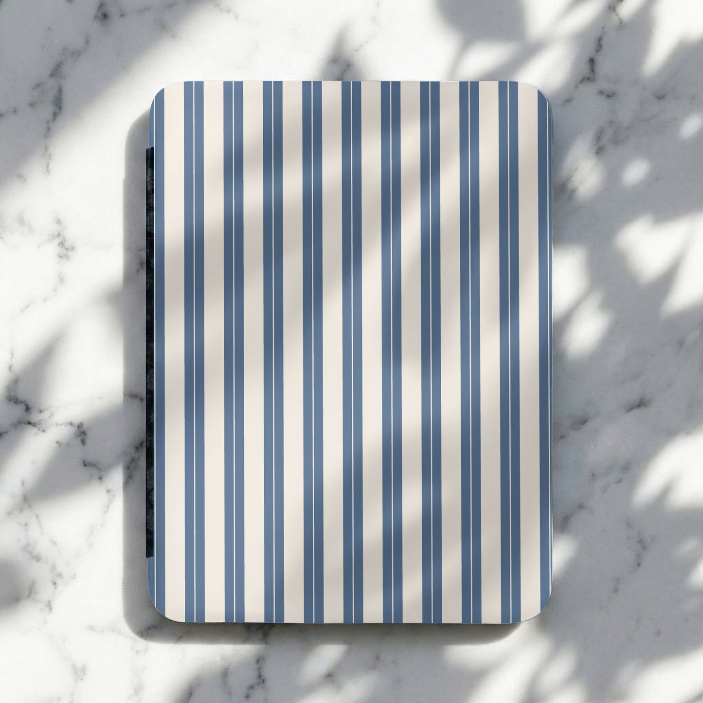 Striped Blue and White Cutting Board Kitchen Accessory