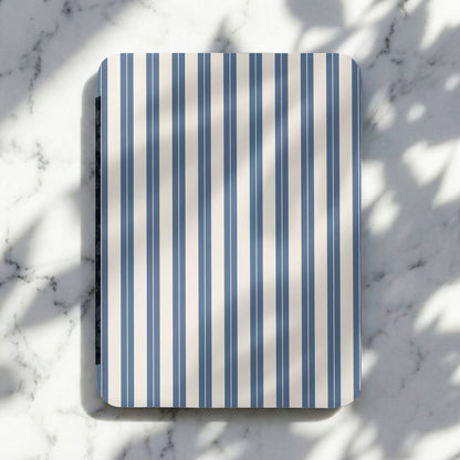 Striped Blue and White Cutting Board Kitchen Accessory