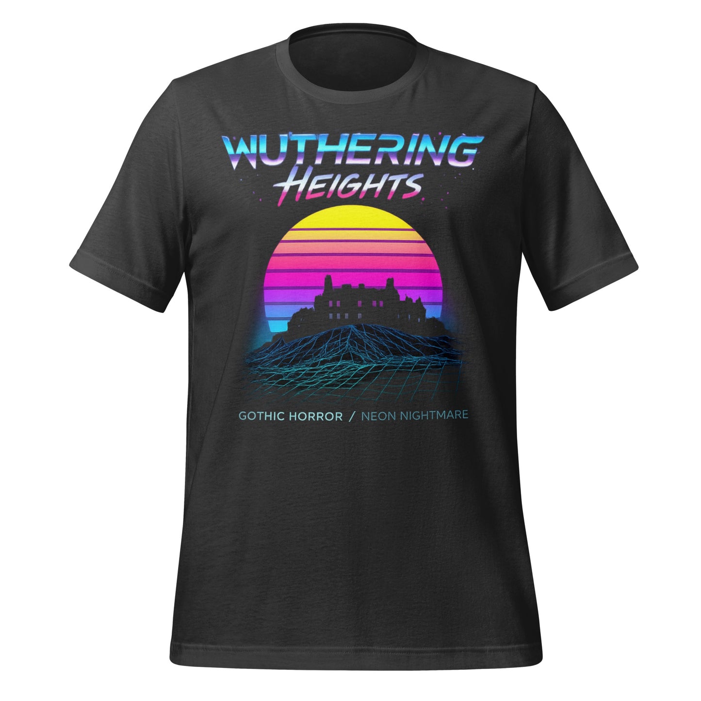 Wuthering Heights Gothic Horror Neon Nightmare T-shirt