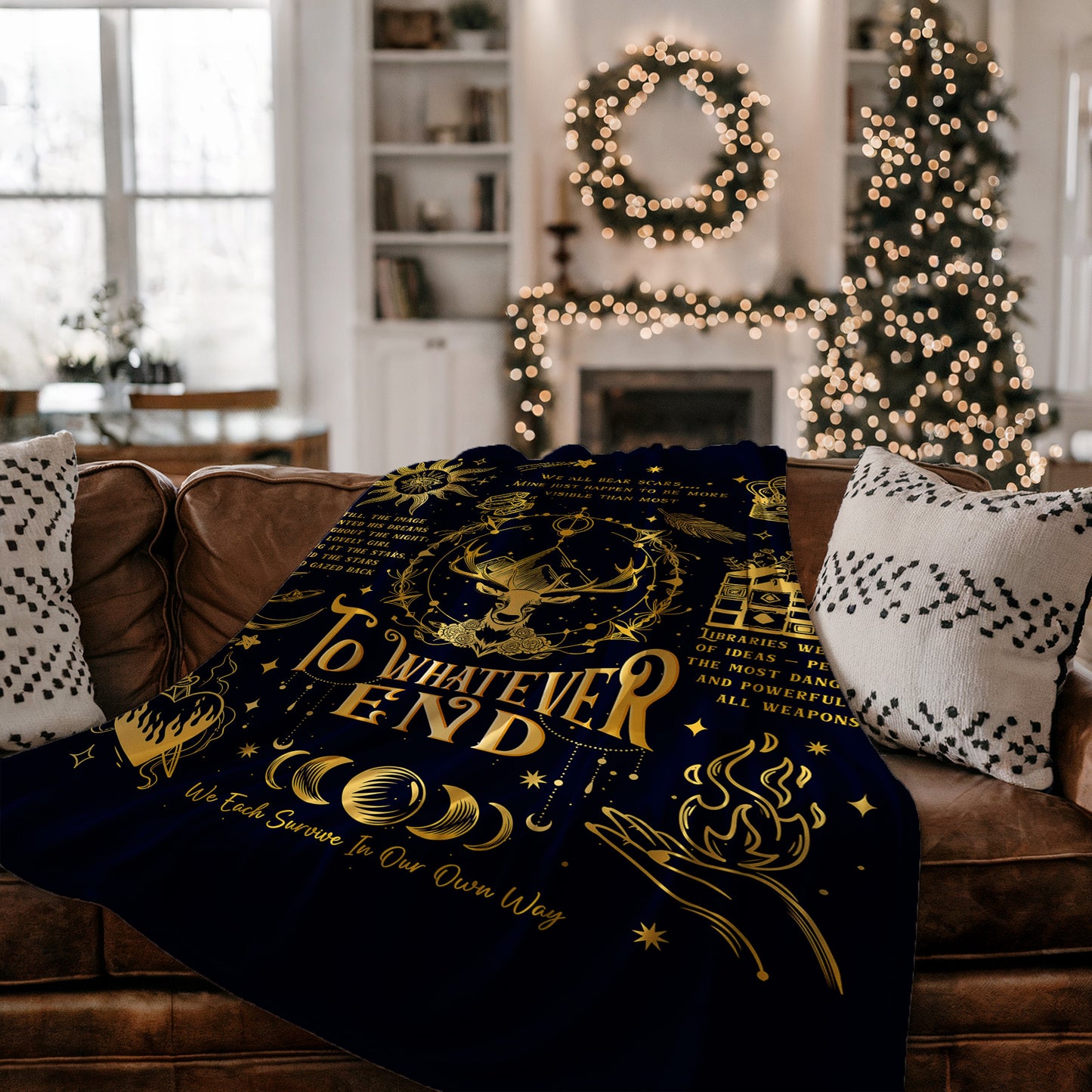 To Whatever End We Each Survive Throw Blanket