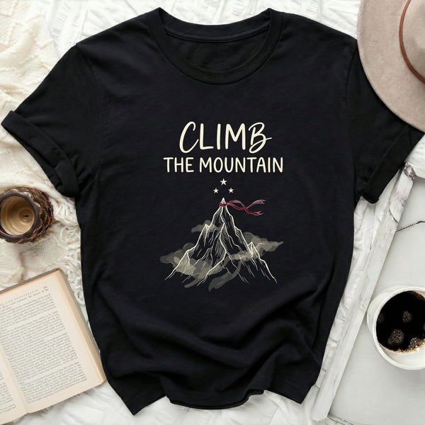 Mist & Ribbon Mountain Tee in Black