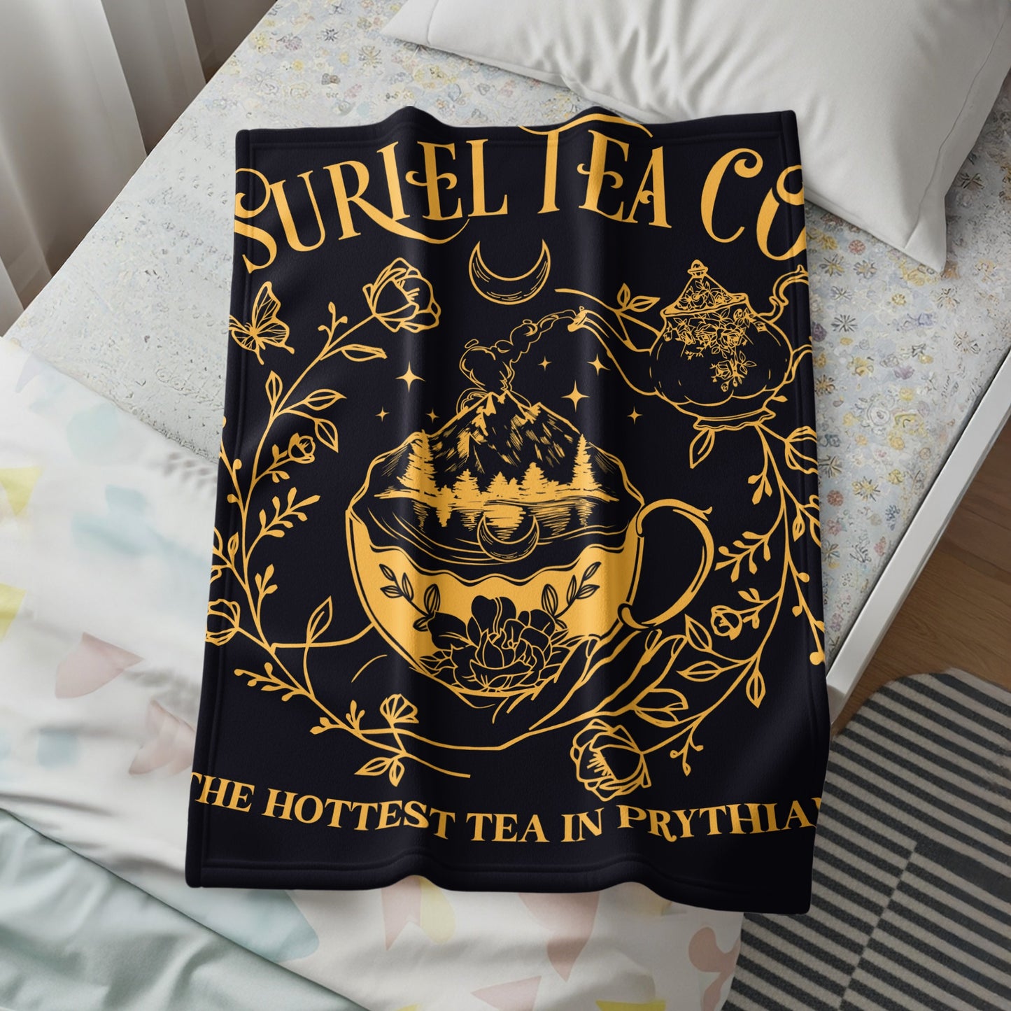 Suriel Tea Co The Hottest Tea in Prythian Blanket