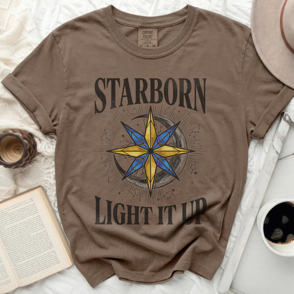 STARBORN Light it Up Tee in Espresso