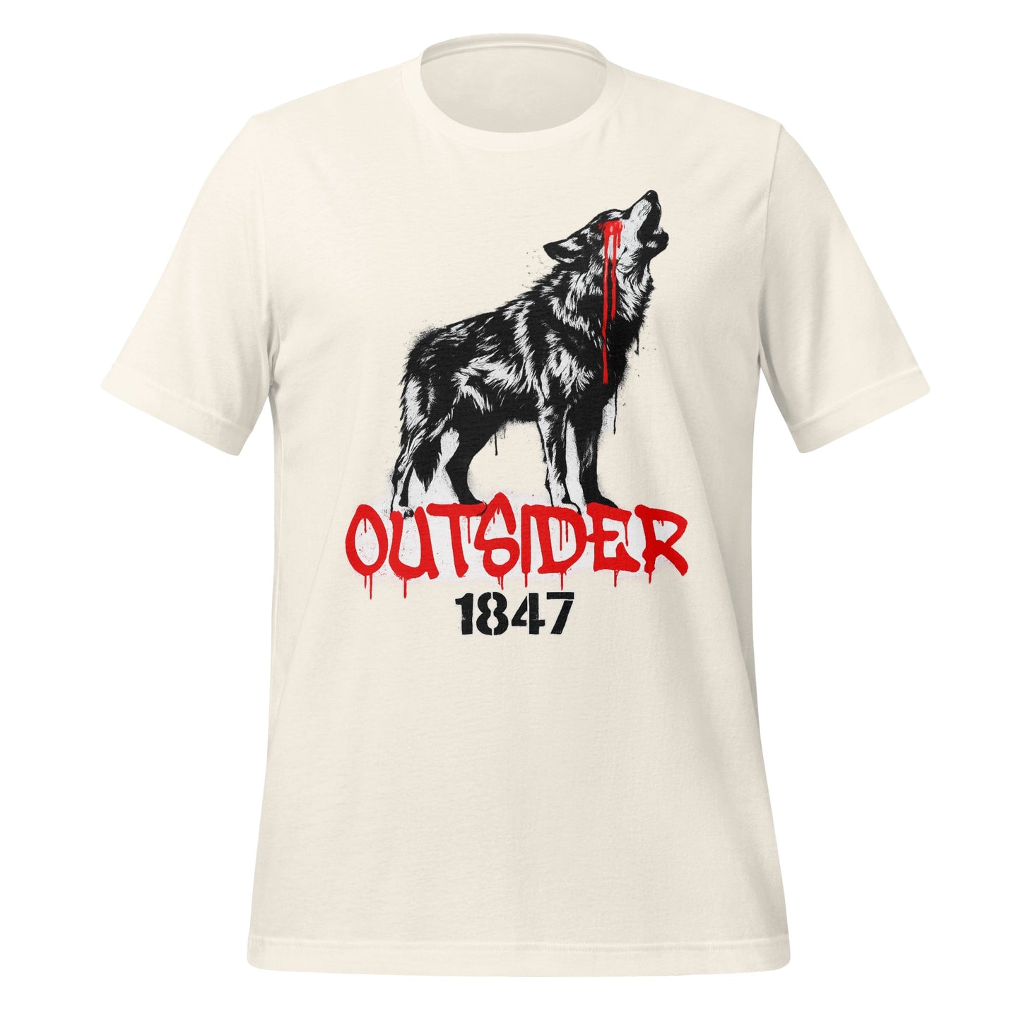Howling Wolf Outsider 1847 Graphic Tee Shirt