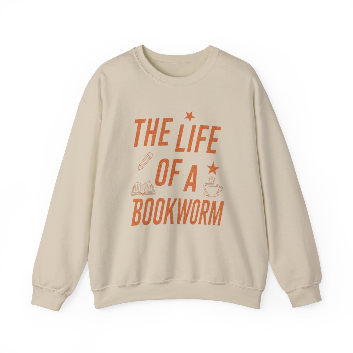 The Life of a Bookworm Sweatshirt for Book Lovers