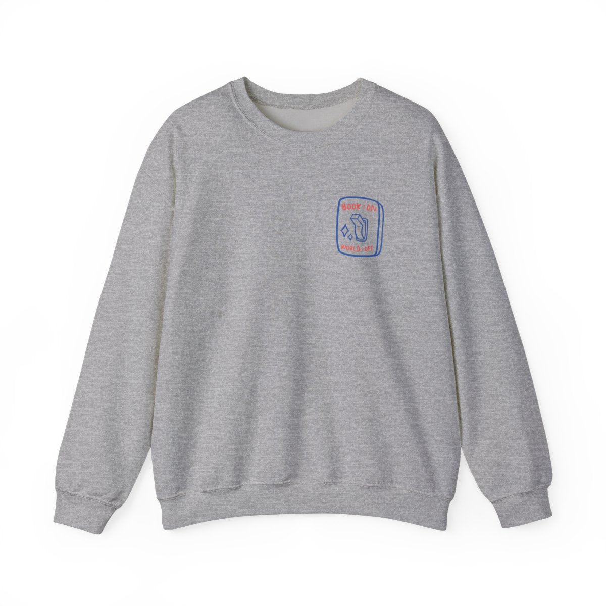 Spooky Boy Ghost Crew Neck Grey Sweatshirt Product