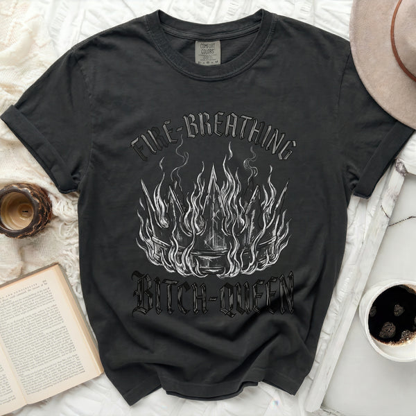 Sketch Bitch-Queen Tee in Black