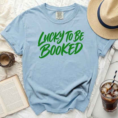 Lucky To Be Booked Tee