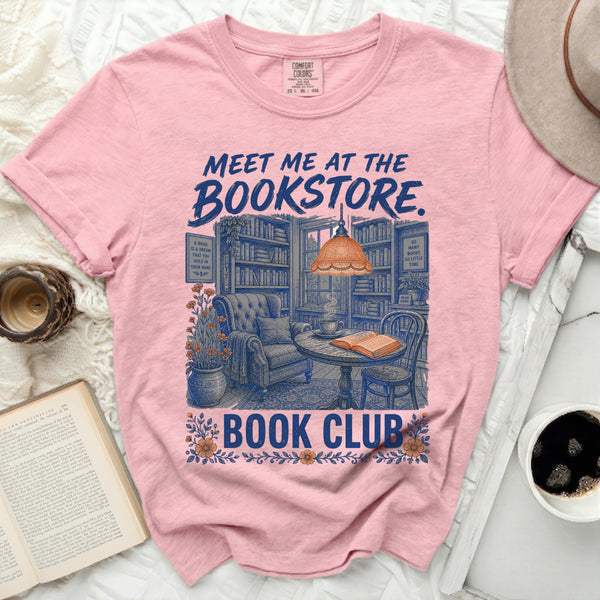 Bookstore Reading Nook Tee in Blossom