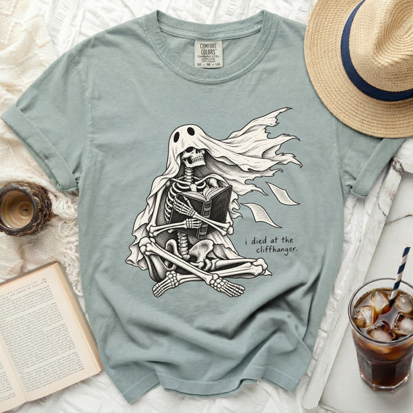 Cliffhanger Skeleton Tee in Bay