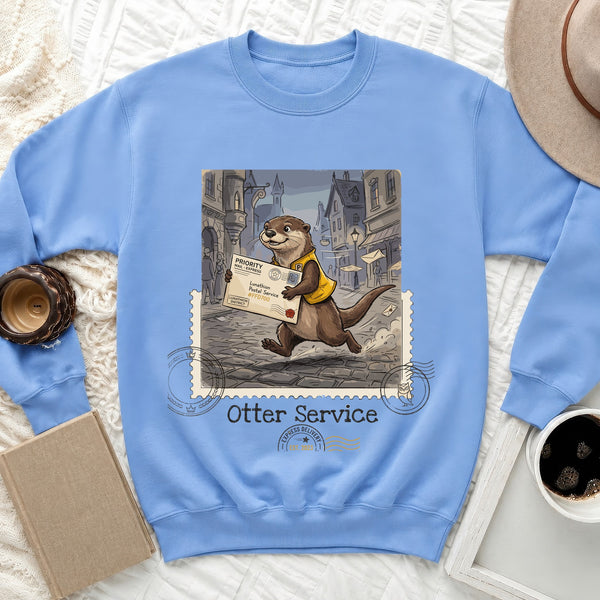 Crescent City Courier Sweatshirt in Carolina Blue