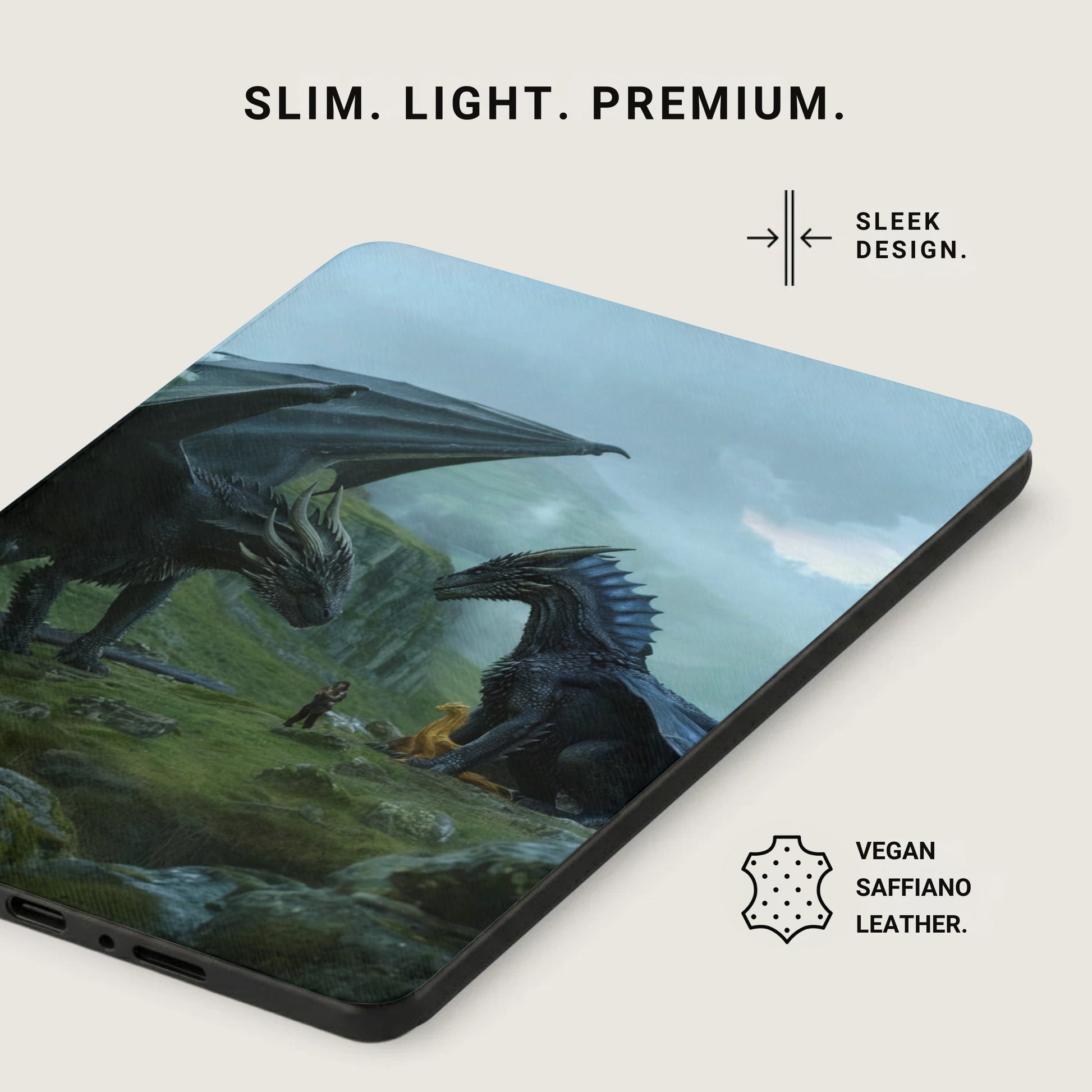 Dragons Misty Landscape Slim Light Premium Phone Case product type