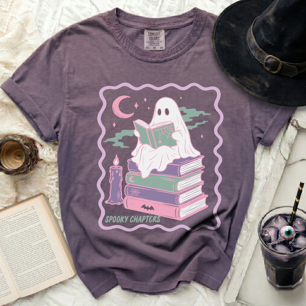 Ghost Reader Candlelight Tee in Grape